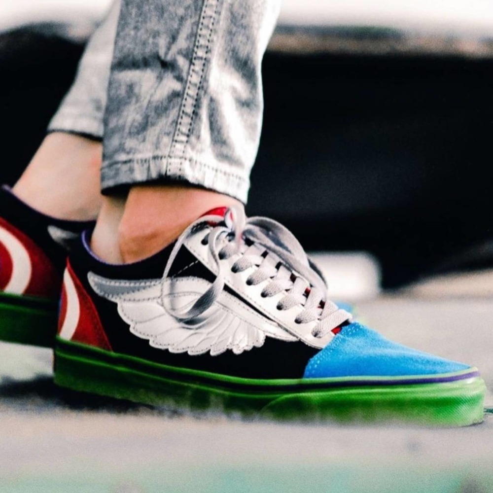 Vans Old Skool Marvel What The Avengers Lace Up Sneakers Multicolor Size 8M